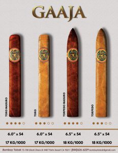 Cigar News: MBombay Announces Gaaja Torpedo and Maduro