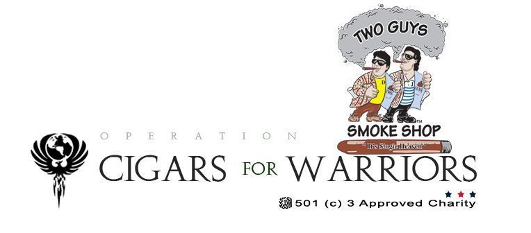 Cigar News: Two Guys Smoke Shop & Cigars for Warriors – CIGAR BOX DRIVE