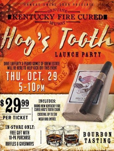 Cigar News: Drew Estate Announces Hog's Tooth, Famous Smoke Shop Exclusive