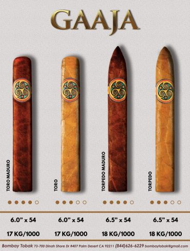 Cigar News: MBombay Announces Gaaja Torpedo and Maduro