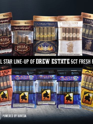 Cigar News: Drew Estate Announces Humidified 5-packs