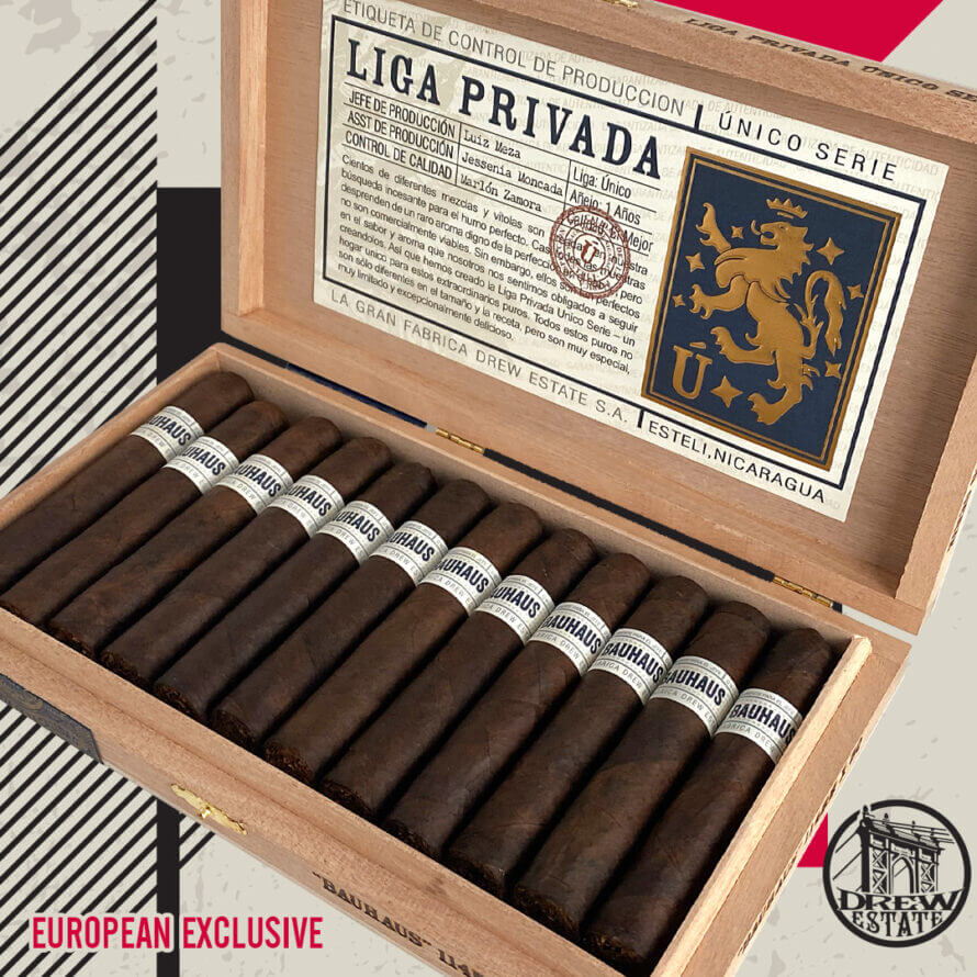 Cigar News: Drew Estate Announces European Exclusive Liga Privada Unico Serie Bauhaus