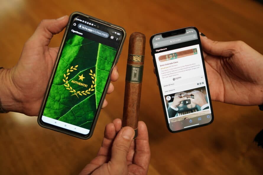 Plasencia Adds Smart Chips to Alma Fuerte Sixto l Hexagon Colorado Claro Cigar