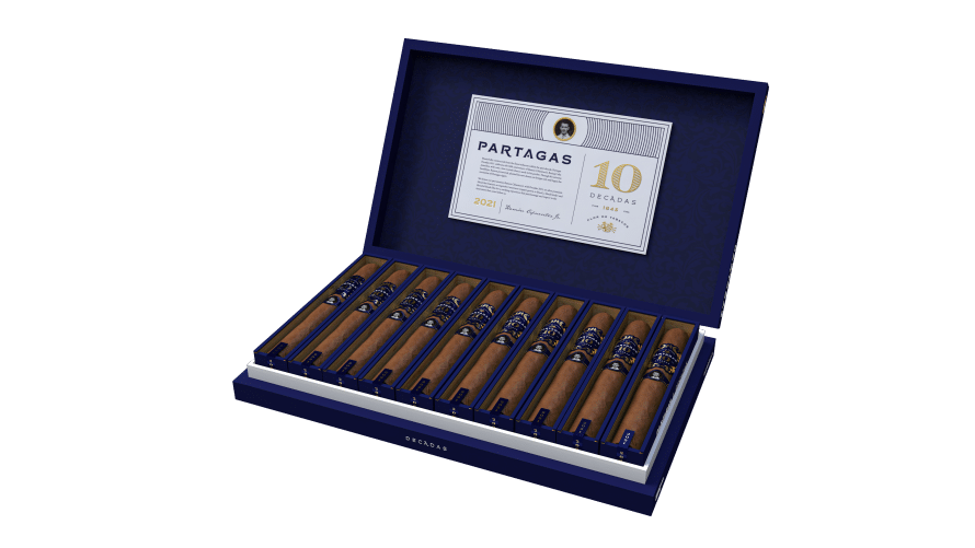 General Cigar Annonces Partagas Decadas 2021 - Cigars News