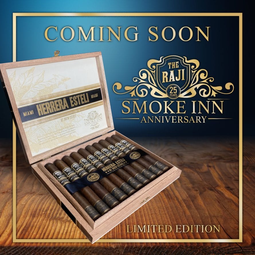 Drew Estate Announces Herrera Estelí Miami Smoke Inn 25th Anniversary Raji - Cigar News