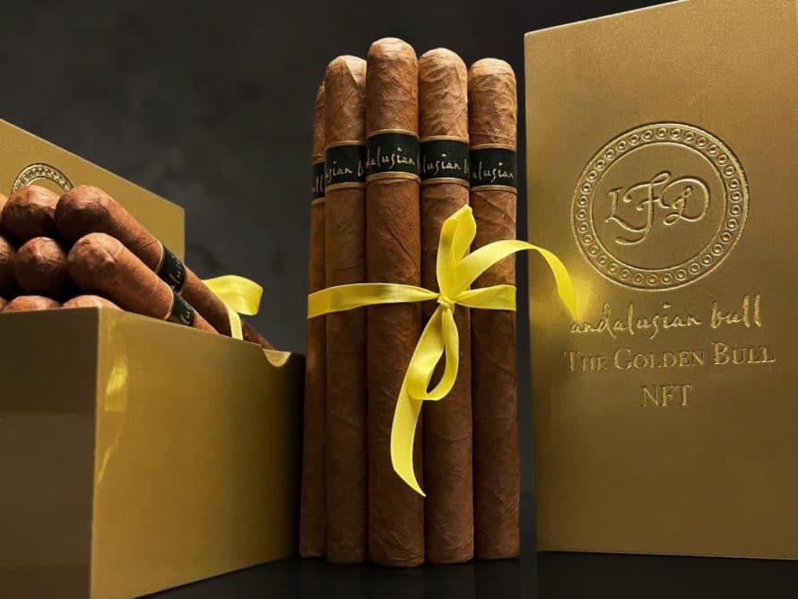 La Flor Dominicana Announces Golden Bull NFT - Cigar News