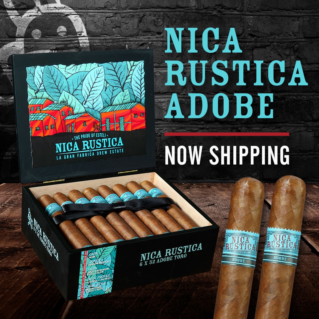 Drew Estate Ships Nica Rustica Adobe - Cigar News