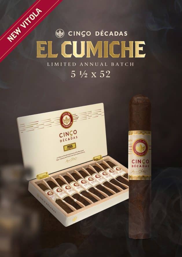 Joya de Nicaragua Announces Cinco Décadas "El Cumiche" - Cigar News