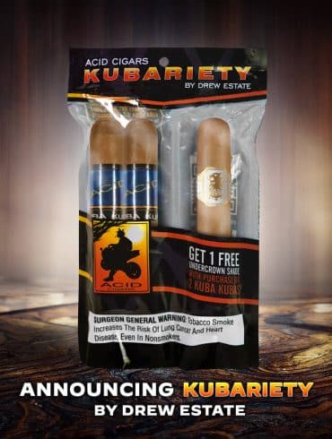 Drew Estate Shows off ACID Cigars KUBARIETY Three Packs - Cigar News