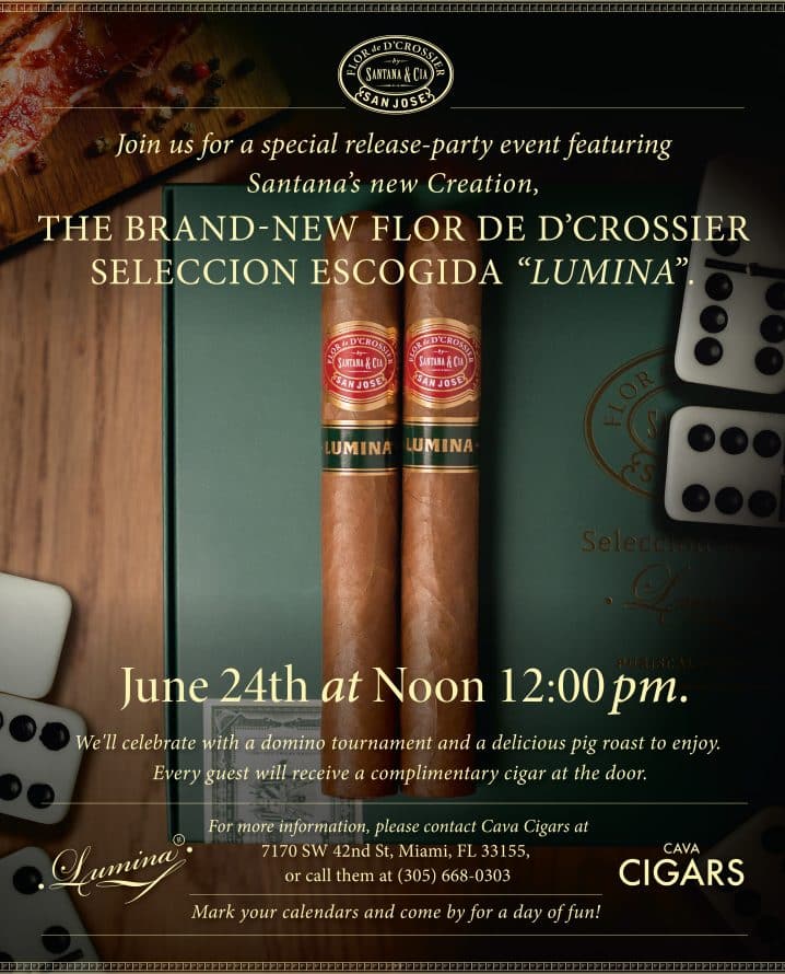 Pure Aroma Announces Flor de D'Crossier Seleccion Escogida Lumina - Cigar News