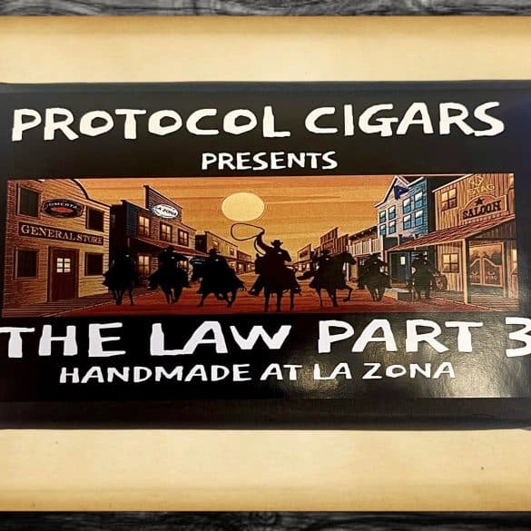 Protocol Cigars Announces The Law Part 3 - Cigar News